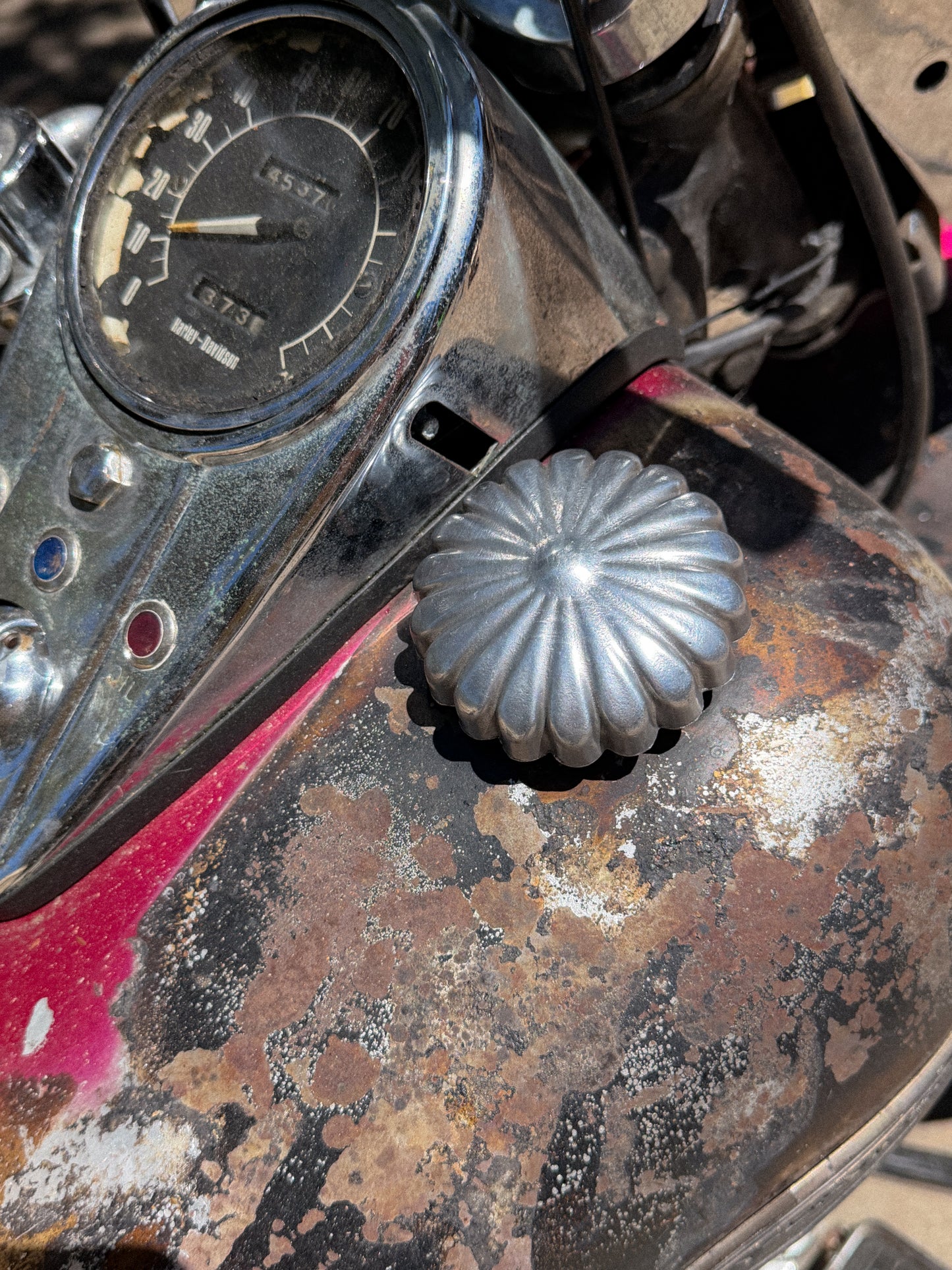 Flower Gas Cap