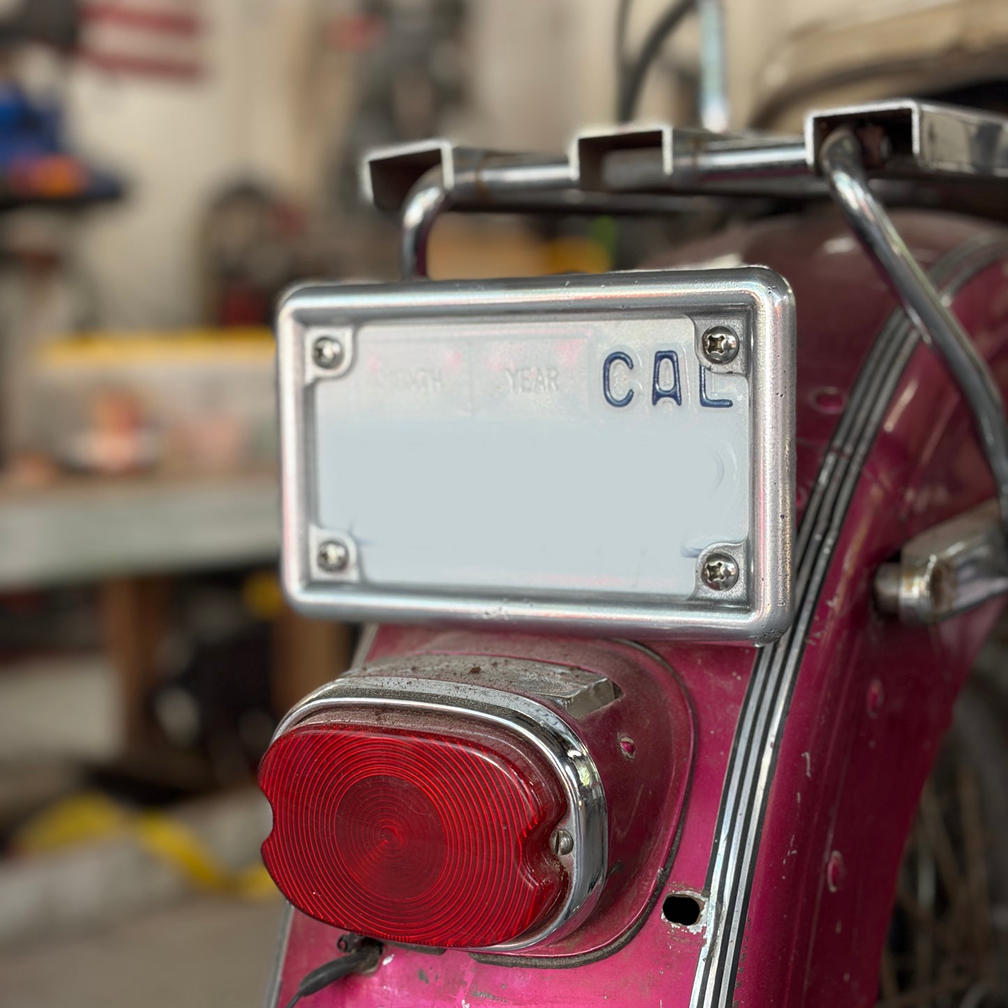Half Round License Plate Frame