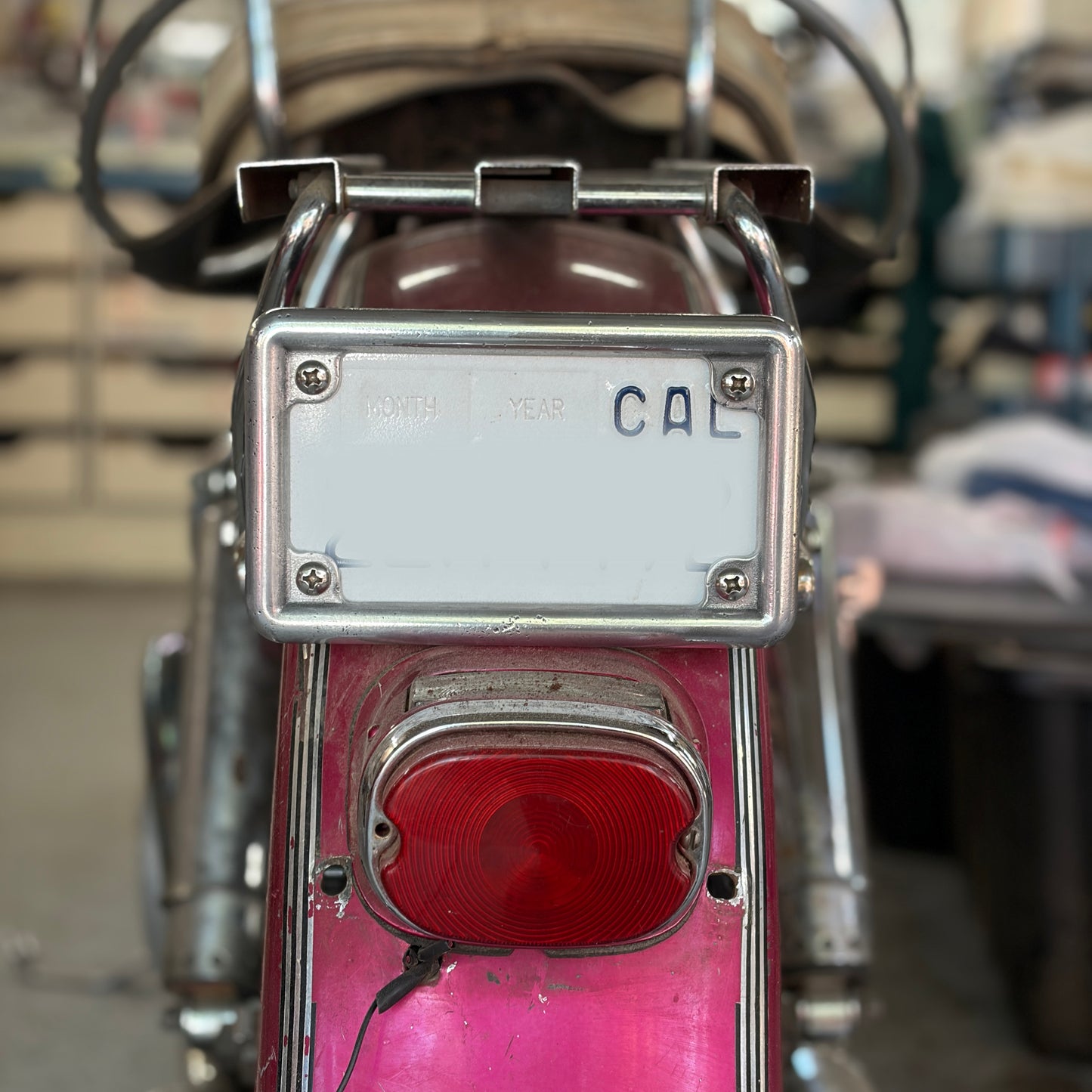 Half Round License Plate Frame